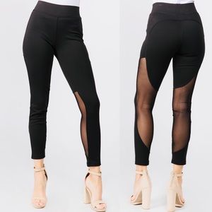 CiSono high waisted mesh leggings